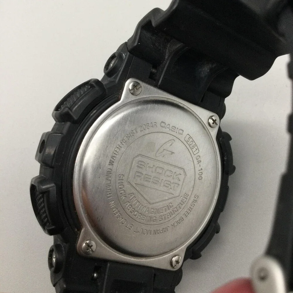 Casio G-Shock 5081 GA-100 Mens Watch 51mm Black Ana-Digi 200M Blackout